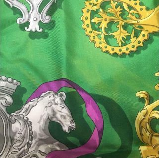 Herm?s Hermes Paris Scarf Vintage Large Big Size Color Japan Rare 4 3