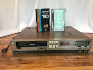 Sony Sl - 2305 Betamax Player Recorder Vintage