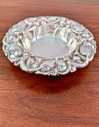 Floral Whiting Mfg Co.  Sterling Silver Art Nouveau Bowl: Pattern 6194