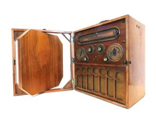 Vintage Rca 20s Radiola 26 Old Pre Depression Antique Tube Radio In Door Antenna