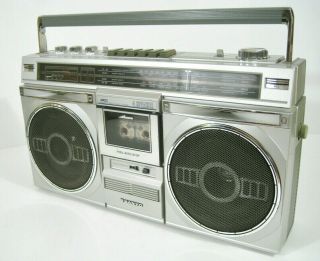 SANYO M9935K AM - FM - SW Stereo Cassette Vintage Boombox 5