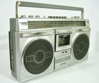SANYO M9935K AM - FM - SW Stereo Cassette Vintage Boombox 6