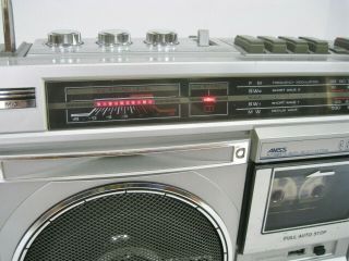 SANYO M9935K AM - FM - SW Stereo Cassette Vintage Boombox 9