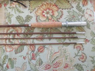 Vintage Horrock Ibbotson Bamboo Fly Fishing Rod.  3 Pc,  9 