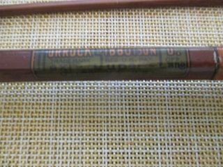 Vintage Horrock Ibbotson Bamboo Fly Fishing Rod.  3 PC,  9 ' 8 