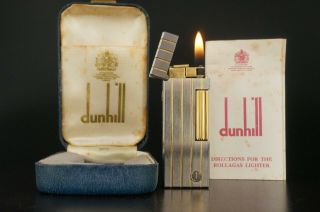Dunhill Rollagas Lighter - Orings Vintage W/box 844