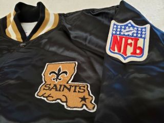 Vtg Nfl Orleans Saints Starter Jacket 90 