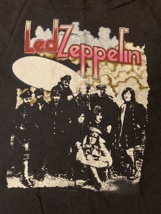 Vtg Led Zeppelin T Shirt Tour Guns N Roses Clash Ac Dc Van Halen Metallica Kiss