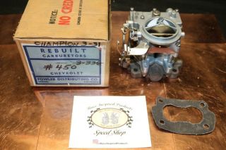 Rebuilt Vintage Carburetor Rochester 2gc 2jet 1959 - 1960 Chevrolet 7000285