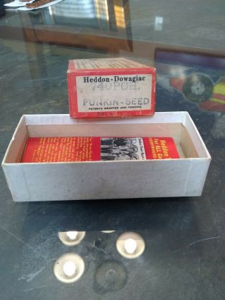 vintage heddon 740 pch punkinseed lure box 2