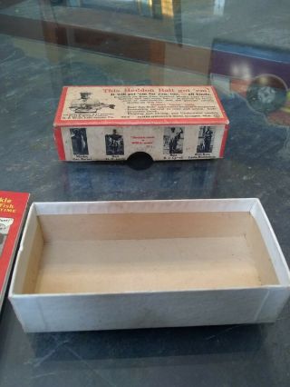 vintage heddon 740 pch punkinseed lure box 4