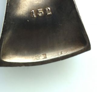 Antique Silver Plate Rare WMF Secessionist Napkin Ring / Posy Vase C.  1906 8
