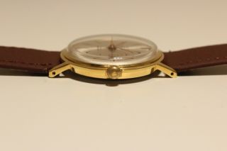 VINTAGE MEN ' S GOLD PLATED USSR RUSSIA AUTOMATIC WATCH 