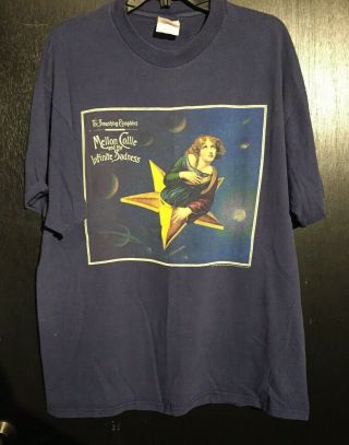 Vtg 1995 Smashing Pumpkins Mellon Collie Infinite Sadness Tour T - Shirt Xl Htf
