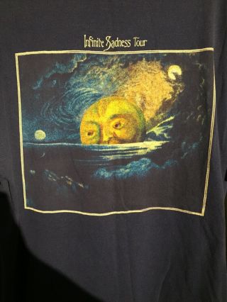 VTG 1995 SMASHING PUMPKINS MELLON COLLIE INFINITE SADNESS TOUR T - SHIRT XL HTF 7