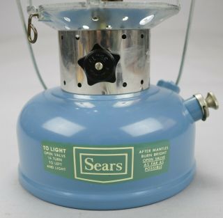 Vintage 1970 Sears Coleman Gas Lantern 2 Mantle • NOS UN - FIRED • RARE 3