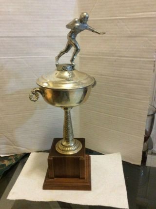Trophy Football Cup Vintage Metal