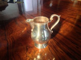 Antique Silver Wine Jug By Desirable Makers Walker & Hall Of Sheffield