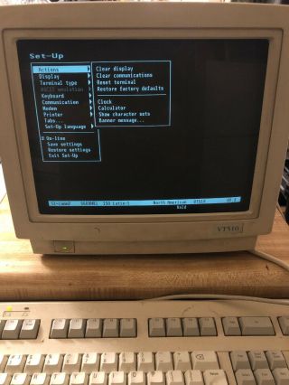 Dec Digital Vt510 - A2 Vintage Terminal With Lk461 - A2 Keyboard