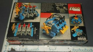 Lego Technic 8858 Expert Builder Set Engine Vintage W Box