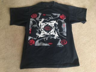 Vintage Red Hot Chili Peppers T Shirt Blood Sex Magik 1991