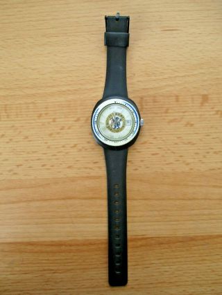 Rare Vintage Mechanical Chelsea Football Club Gent ' s Watch 3