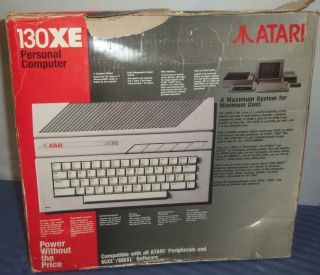 Vintage Atari 130XE HOME PERSONAL COMPUTER System Bundle (130 XE) 7