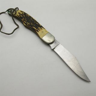 Vtg Schrade 127UH Large Folding Lockblade hunting knife Uncle Henry 7