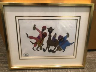 Rare Disney’s The Small One Certified Production Cel Painting With Seal