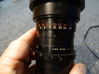 Vintage P.  Angenieux f/ 12 - 120mm 1:2.  2 Zoom Lens C - mount Type 10X12 B 4