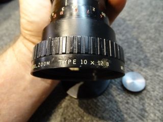 Vintage P.  Angenieux f/ 12 - 120mm 1:2.  2 Zoom Lens C - mount Type 10X12 B 9