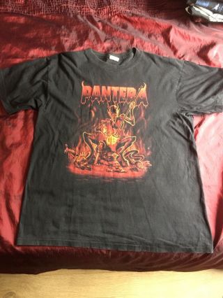 Pantera Branded T - Shirt Xl Cowboys From Hell Vintage 90s