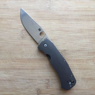 Spyderco Slysz Bowie Discontinued Rare Gently