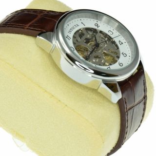 INVICTA Men ' s 17187 Specialty Analog Display Mechanical Hand Wind Brown Watch 4
