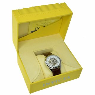 INVICTA Men ' s 17187 Specialty Analog Display Mechanical Hand Wind Brown Watch 7