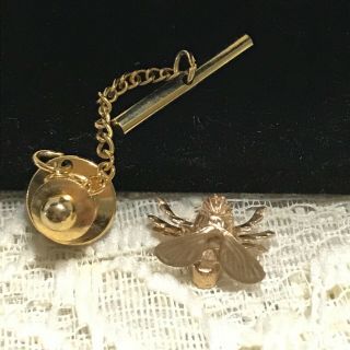 Solid 14k Yellow Gold Bumblebee Bee Or Fly Men 