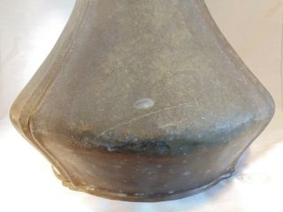 RARE LARGE ANTIQUE ADJUSTABLE SIGNED BRADLEY & HUBBARD B&H SLAG GLASS LAMP BASE 4