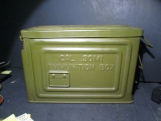 Wwii Ammo Can.  30 Cal Metal Ammunition Box Reeves U.  S.  United States D215 Qq