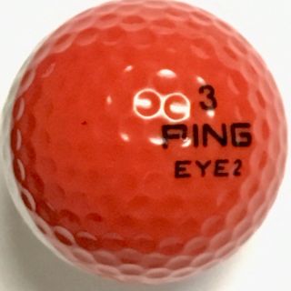 Ping Eye golf ball Red Cardinal Bird Merry Christmas logo Xmas Rare EXC 3