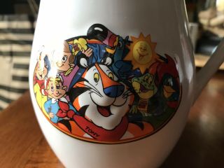 Vintage 1999 Kellogg’s Set Milk Pitcher And Bowls Tony the Tiger Rice Krispies 3