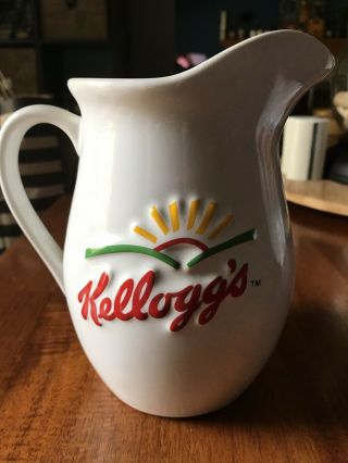 Vintage 1999 Kellogg’s Set Milk Pitcher And Bowls Tony the Tiger Rice Krispies 5