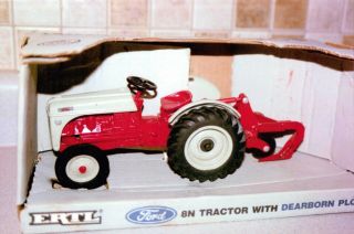 1987 Ertl 1/16 Scale Ford 8N Tractor With Dearborn Plow Special Edition Diecast 2