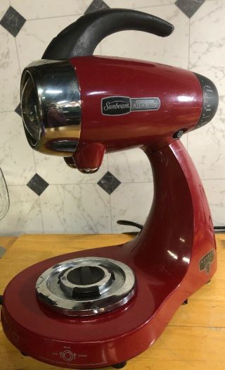 Sunbeam Mixmaster Mixer Countertop Model 2349 Legacy Edition Base Only Vintage