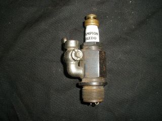 Antique Vintage Champion Primer Spark Plug Old Engine Hit Miss