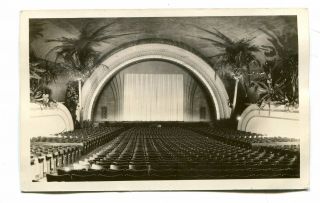 Vintage Postcard Ww2 Hawaii Territory Schofield Barracks Theatre Interior