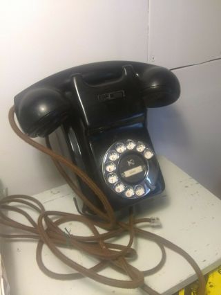 Vintage Kellogg 1000 Series Wall Telephone.
