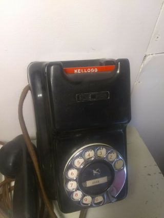 Vintage Kellogg 1000 Series Wall Telephone. 3