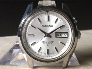 Vintage Seiko Automatic Watch/ Bell - Matic 4006 - 7010 Ss 27j 1968