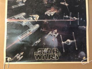 Star Wars Vintage Movie Poster Pin - up Galaxy Fight 1977 Fox Factors 2