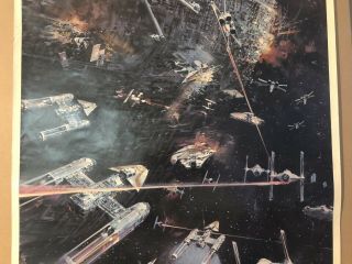 Star Wars Vintage Movie Poster Pin - up Galaxy Fight 1977 Fox Factors 3